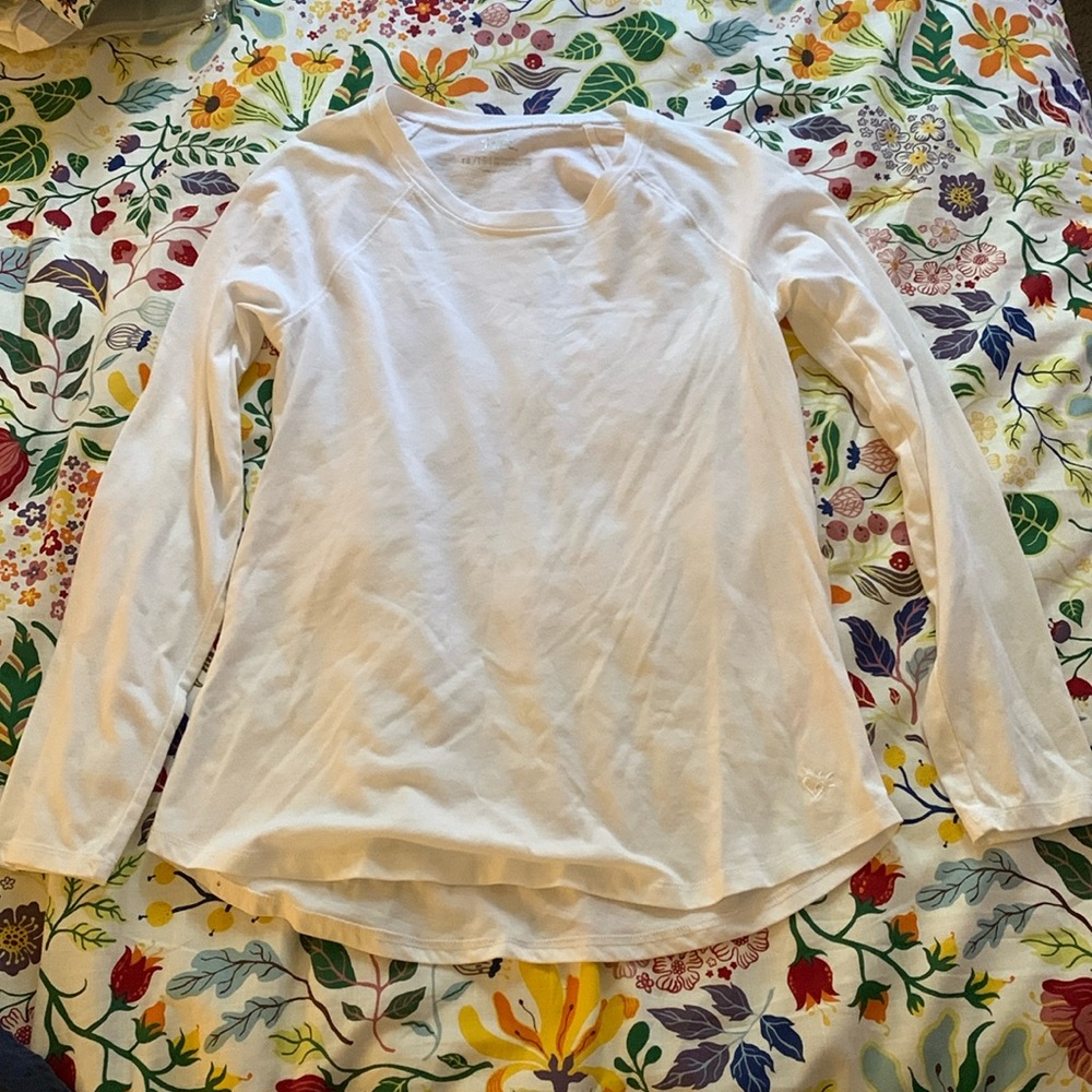 Justice White Top for little girls
